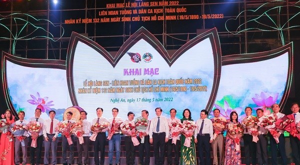 Lễ hội Làng Sen 2022:  "Người là niềm tin tất thắng" - ảnh 3