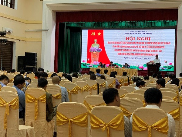 Nghệ An: Khoảng 34% số người tham gia tập luyện thể dục thể thao thường xuyên - ảnh 1