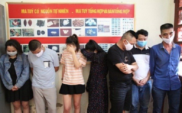 Bắt nhóm đối tượng sử dụng ma túy tại khách sạn trong thời gian cách ly Covid-19 - ảnh 1