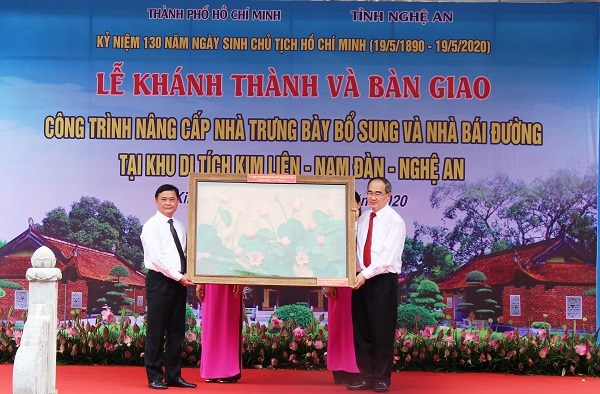 Nghệ An: Khánh thành nhà trưng bày bổ sung và nhà bái đường tại Khu di tích Kim Liên - ảnh 2