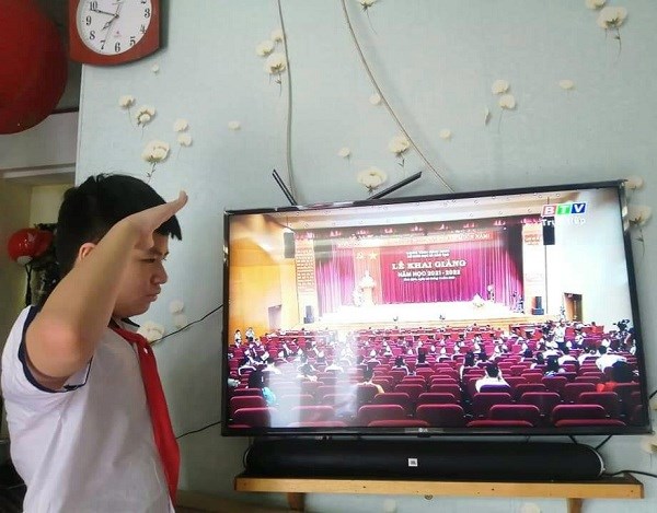 Bình Định: Khai giảng năm học mới bằng hình thức truyền hình trực tiếp - ảnh 2