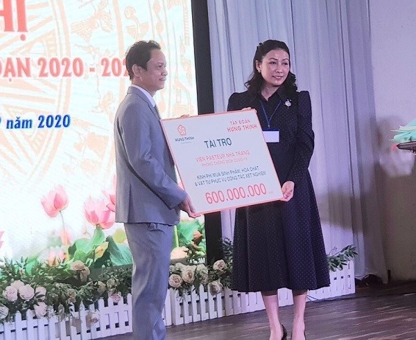 Hỗ trợ Viện Paseter Nha Trang 600 triệu đồng chống dịch Covid-19 - ảnh 1