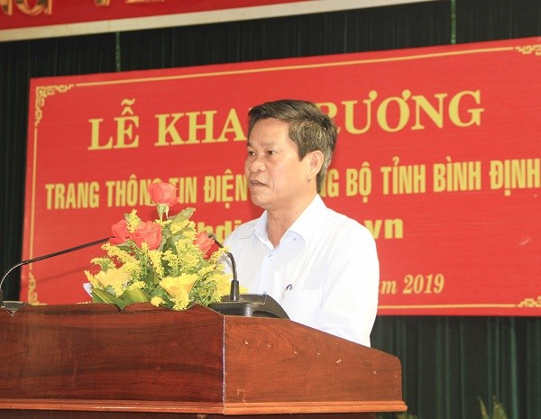 Bình Định: Ra mắt trang Thông tin điện tử Đảng bộ tỉnh - ảnh 1