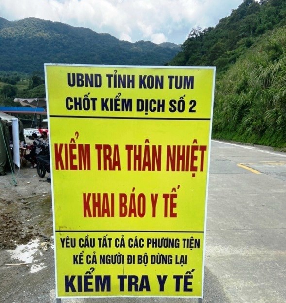 Kon Tum: Tái khởi động các chốt kiểm tra, Tổ liên ngành phòng chống Covid -19 - ảnh 2