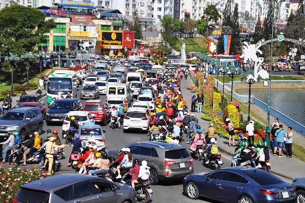 Đà Lạt: Đón hơn 260.000 lượt du khách dịp Tết - ảnh 1