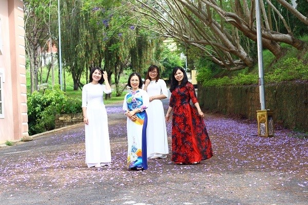 Đà Lạt mơ màng trong sắc hoa Phượng tím - ảnh 3