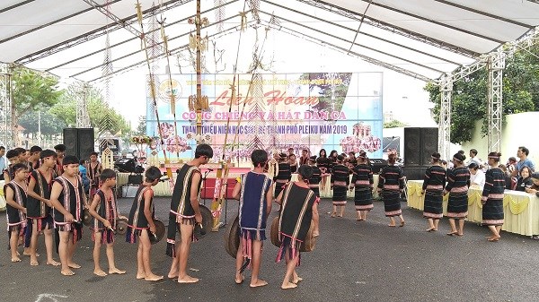 Gia Lai: Sinh hoạt hè gắn với bảo tồn văn hóa cồng chiêng, dân ca - ảnh 2