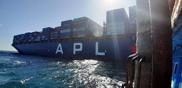 Ninh Thuận: Cứu sống 10 thành viên trên Tàu hàng APL Vancouver bốc cháy trên biển - ảnh 1