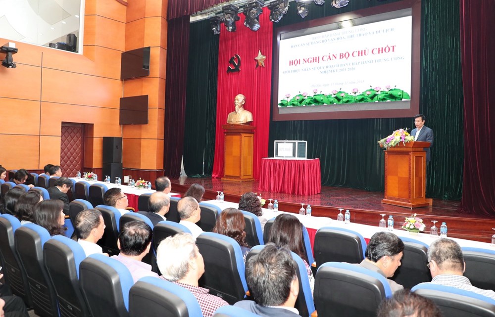 Bộ VHTTDL: Hội nghị lấy ý kiến giới thiệu nhân sự tham gia BCH TƯ Đảng nhiệm kỳ 2021-2026 - ảnh 1