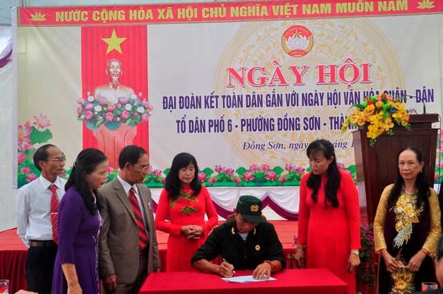 Quảng Bình: Ấm tình “Ngày hội Đại đoàn kết toàn dân tộc” gắn với "Ngày hội văn hóa quân – dân” - ảnh 4