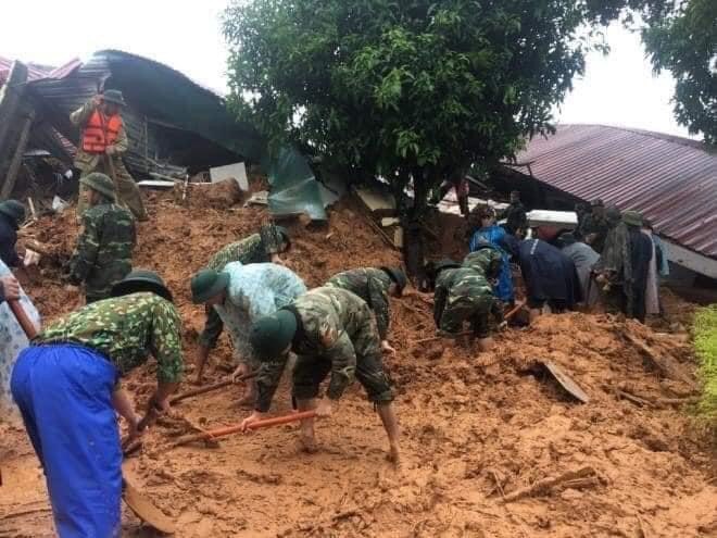 Hiện trường vụ sạt lở vùi lấp 22 cán bộ, chiến sĩ Đoàn Kinh tế 337 ở Quảng Trị - ảnh 1