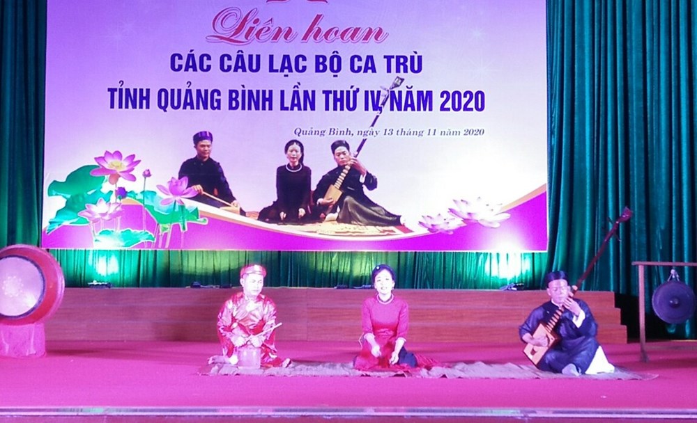 9 câu lạc bộ tham gia liên hoan ca trù tỉnh Quảng Bình lần thứ 4 - ảnh 1