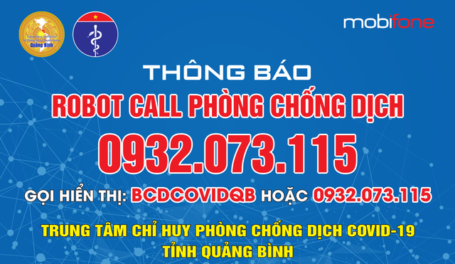 Quảng Bình triển khai Robot call để tự động truy vết Covid-19 - ảnh 1