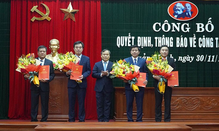 Quảng Bình công bố quyết định về công tác cán bộ chủ chốt - ảnh 2