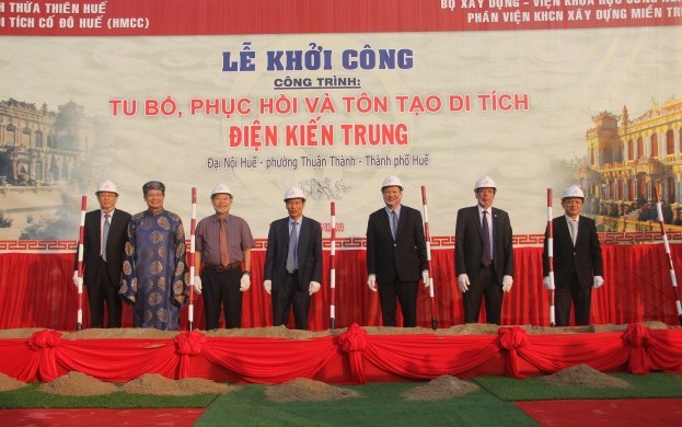 Khởi công trùng tu di tích Điện Kiến Trung của triều Nguyễn - ảnh 1