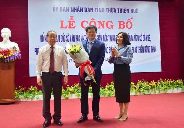 THỪA THIÊN HUẾ: Bổ nhiệm lãnh đạo mới của các cơ quan lĩnh vực văn hóa - ảnh 1