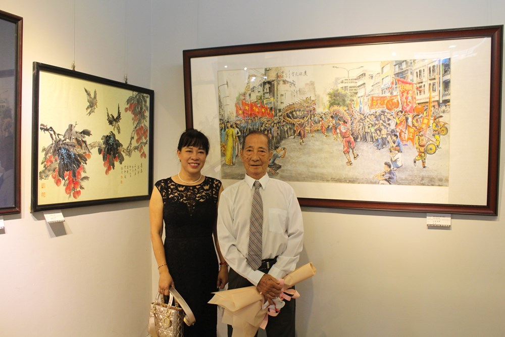 Khai mạc Triển lãm tranh thủy mặc “Thái mặc chú tình” - ảnh 2