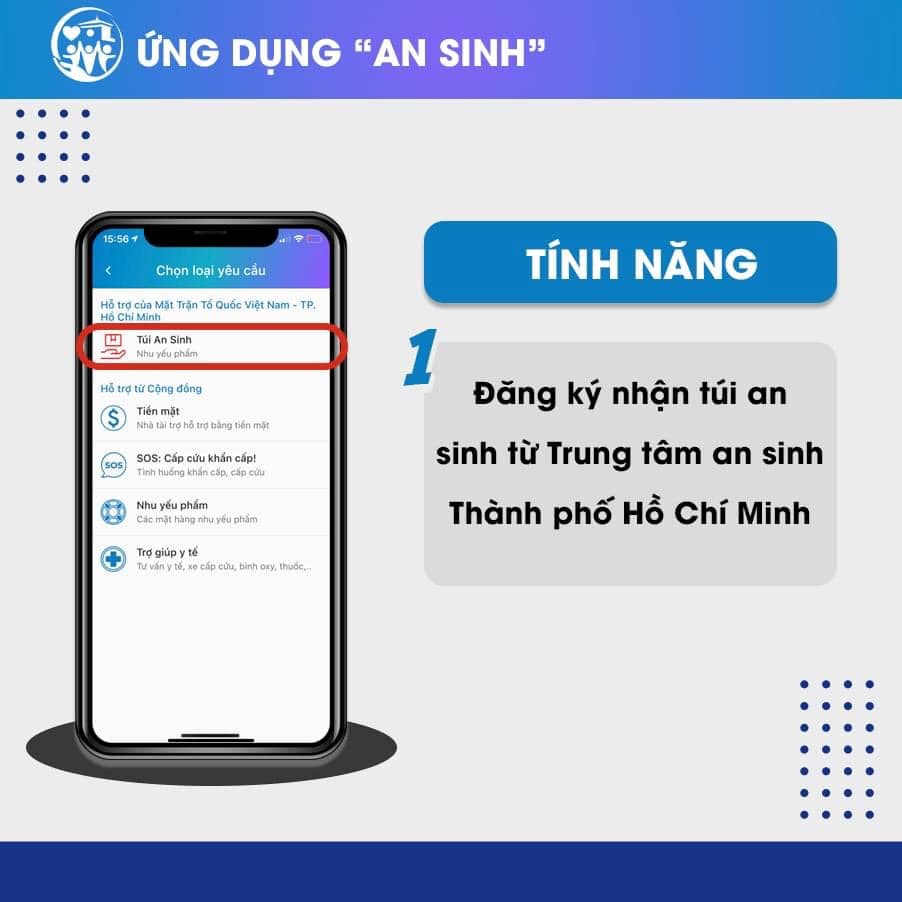 Người dân TP. HCM đăng ký nhận túi an sinh qua ứng dụng di động - ảnh 1