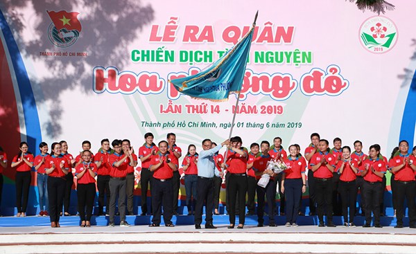 Hơn 40.000 chiến sĩ tham gia chiến dịch tình nguyện Hoa phượng đỏ 2019 - ảnh 1