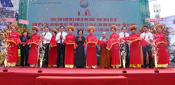 Công bố Di sản văn hóa phi vật thể quốc gia “Lễ vía bà Linh Sơn Thánh Mẫu - núi Bà Đen” - ảnh 4