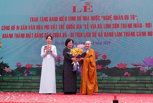 Công bố Di sản văn hóa phi vật thể quốc gia “Lễ vía bà Linh Sơn Thánh Mẫu - núi Bà Đen” - ảnh 2