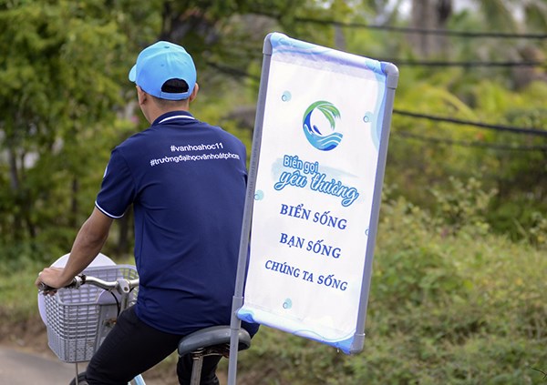 Sinh viên Văn hóa chung tay bảo vệ môi trường biển - ảnh 3
