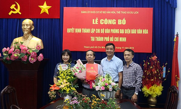 Lễ công bố thành lập Chi bộ VPĐD Báo Văn hóa tại TP.HCM - ảnh 2