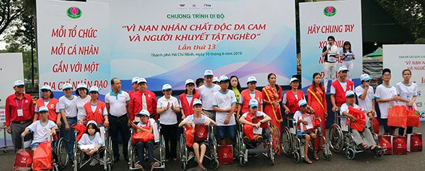 TP.HCM: Hơn 5.000 người đi bộ vì nạn nhân chất độc da cam và người khuyết tật nghèo - ảnh 2