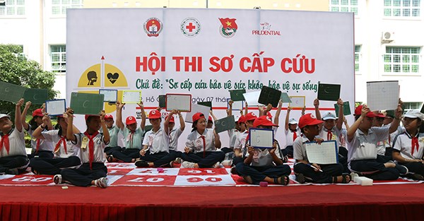 Hội thi sơ cấp cứu dành cho học sinh khối tiểu học - ảnh 1