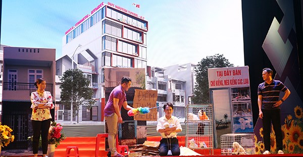 Khai mạc hội thi tiểu phẩm về văn hóa ứng xử, xây dựng nếp sống văn minh trong cộng đồng - ảnh 3