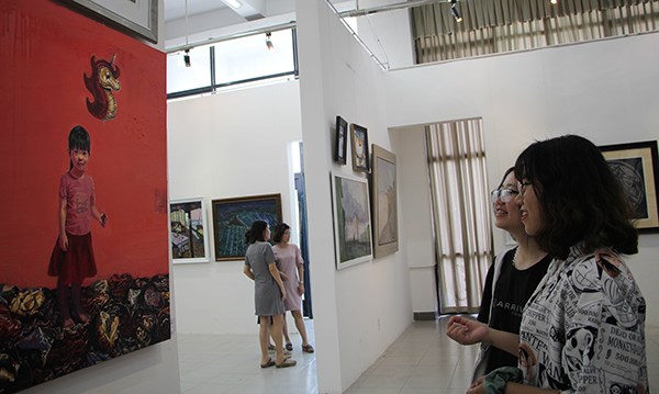 Khai mạc Triển lãm mỹ thuật Việt Nam - Ấn Độ - ảnh 3