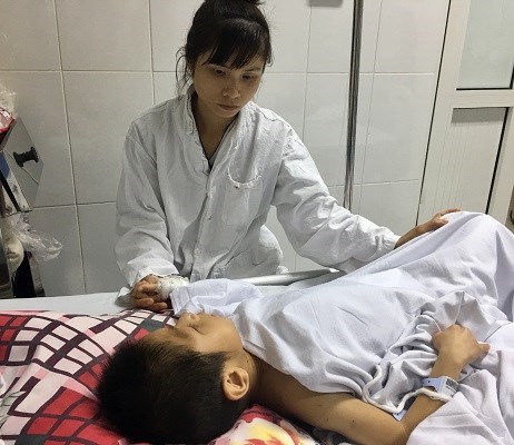 Mẹ mưu sinh ở Hà Nội, con bại não ở nhà bị chó cắn thương tâm - ảnh 1