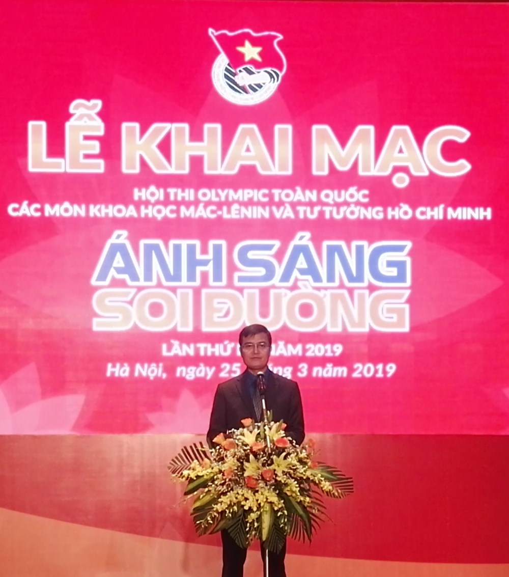 Khai mạc hội thi Olympic các môn Khoa học Mác – Lê nin và Tư tưởng Hồ Chí Minh - ảnh 1