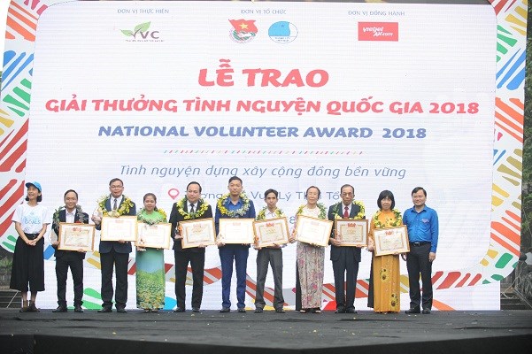 Trao Giải thưởng Tình nguyện quốc gia 2018 - ảnh 1