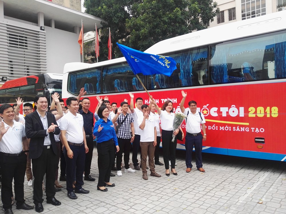 100 thanh niên, sinh viên xuất quân Hành trình “Tôi yêu Tổ quốc tôi” 2018 - ảnh 2