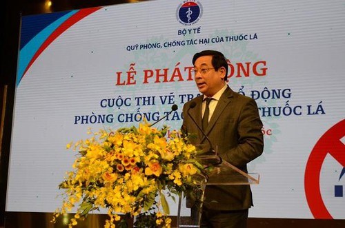 Thi vẽ tranh cổ động về phòng chống tác hại của thuốc lá - ảnh 1
