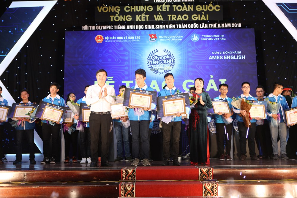 Ứng dụng trí tuệ nhân tạo tại Hội thi Olympic tiếng Anh HSSV toàn quốc - ảnh 1
