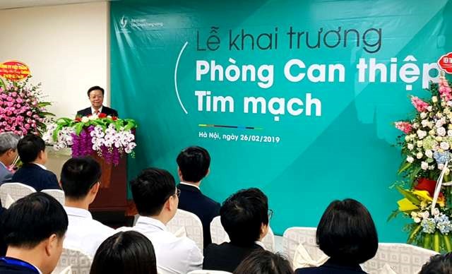 Bệnh viện Lão khoa Trung ương có thêm phòng can thiệp tim mạch - ảnh 1