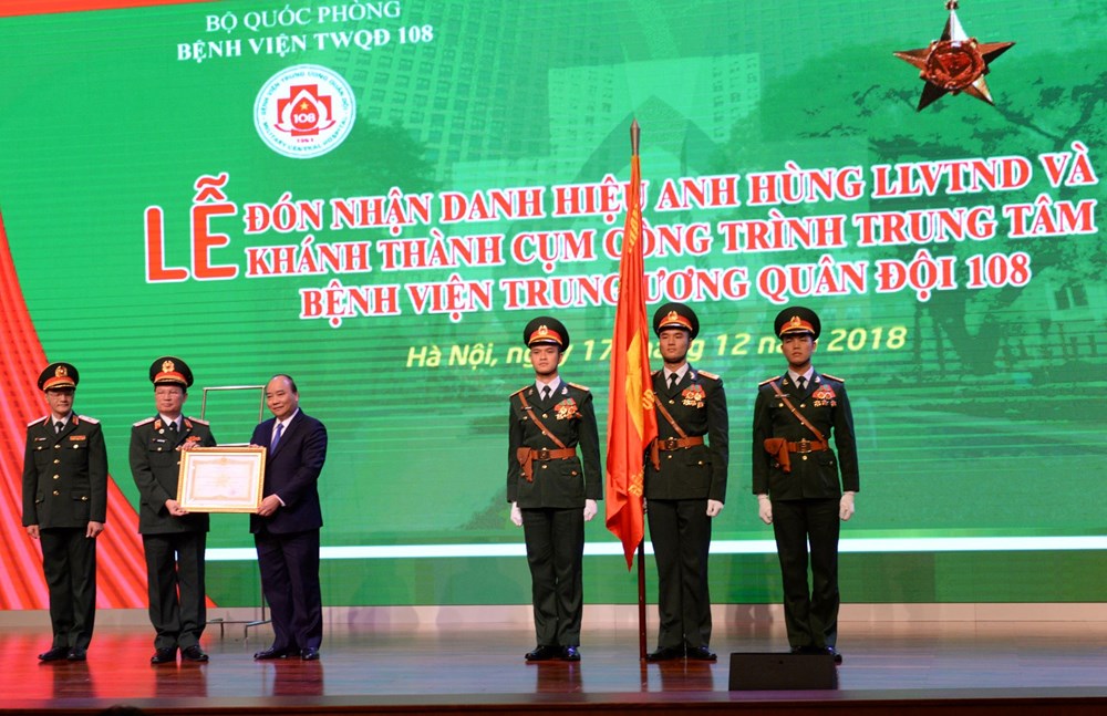 Bệnh viện Trung ương quân đội 108 đón nhận danh hiệu Anh hùng lực lượng vũ trang - ảnh 2