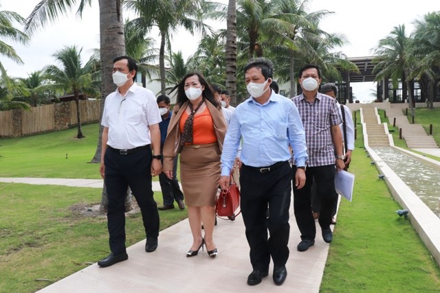 Bộ VHTTDL khảo sát các cơ sở đón khách quốc tế có hộ “chiếu vắc xin” ở Khánh Hòa - ảnh 1