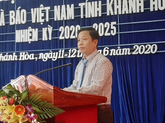 Ông Đoàn Minh Long tiếp tục giữ chức Chủ tịch Hội Nhà báo Việt Nam tỉnh Khánh Hòa - ảnh 1
