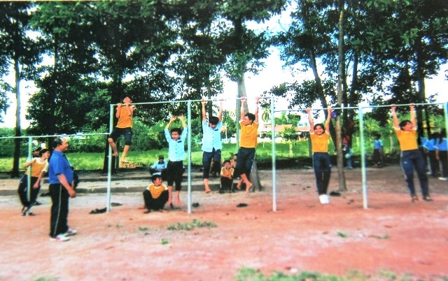 Gần 20 năm, cựu binh ấp ủ đưa môn tập xà đơn vào trường học, cải thiện tầm vóc học sinh - ảnh 3