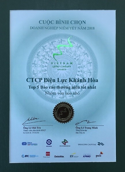 PC Khánh Hòa được bình chọn là Top doanh nghiệp tốt nhất năm 2018 - ảnh 1
