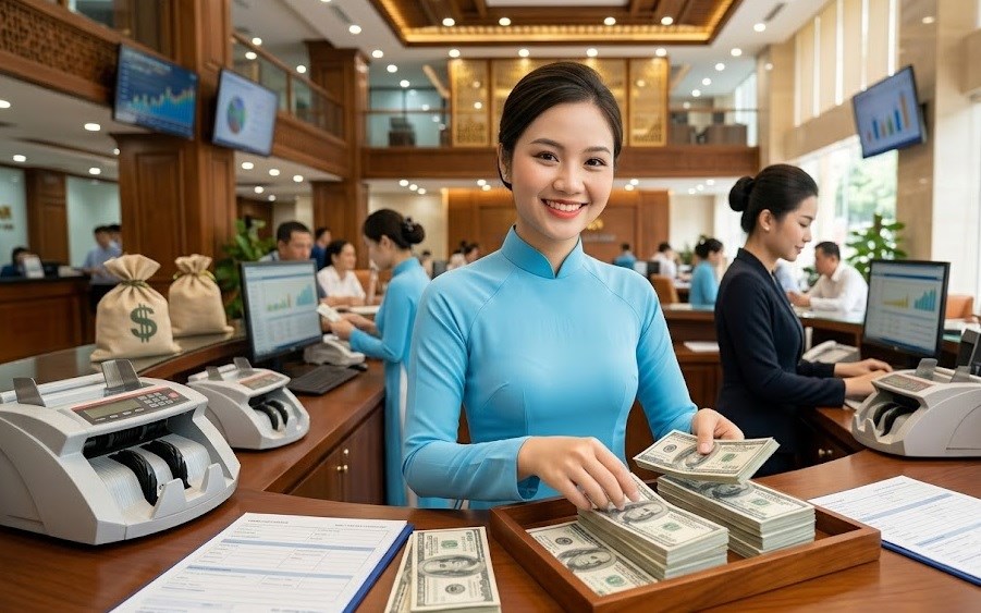 Tỉ giá USD hôm nay 25.9.2026: Giá ngân hàng giảm, DXY lên đỉnh hai tháng