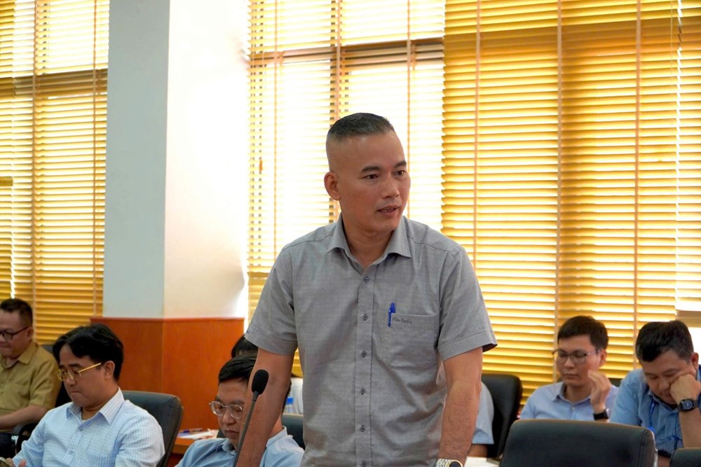 PGS.TS Nguyễn Đăng Tính, Phó Giám đốc Phân hiệu Trường Đại học Thủy lợi. Ảnh:Hồng Phú