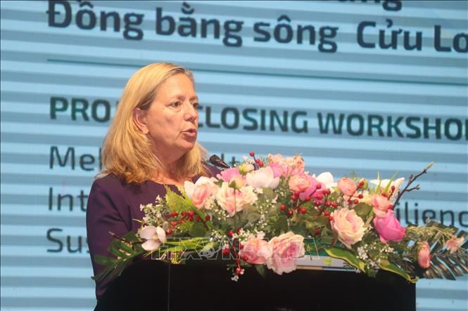 Bà Mariam Sherman, Giám đốc Quốc gia Ngân hàng Thế giới tại Việt Nam, Lào vàCampuchia khẳng định tiếp tục đồng hành cùng Việt Nam thực hiện Dự án WB11.