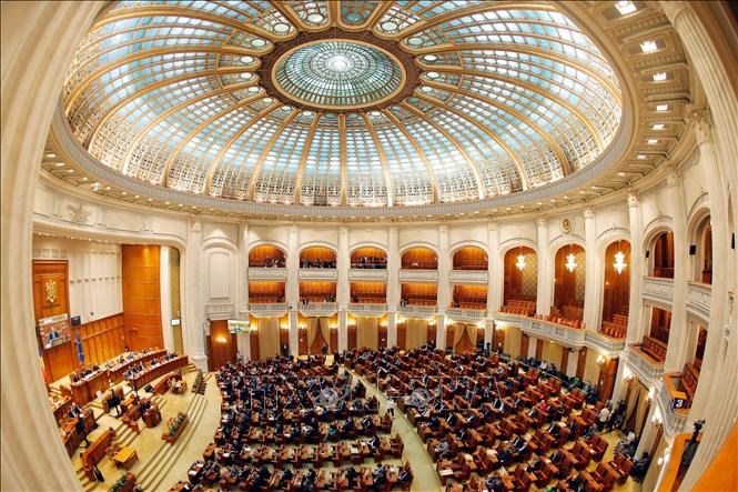 Ton cảnh một phiên họp Quốc hội Romania. Ảnh tư liệu: THX/TTXVN
