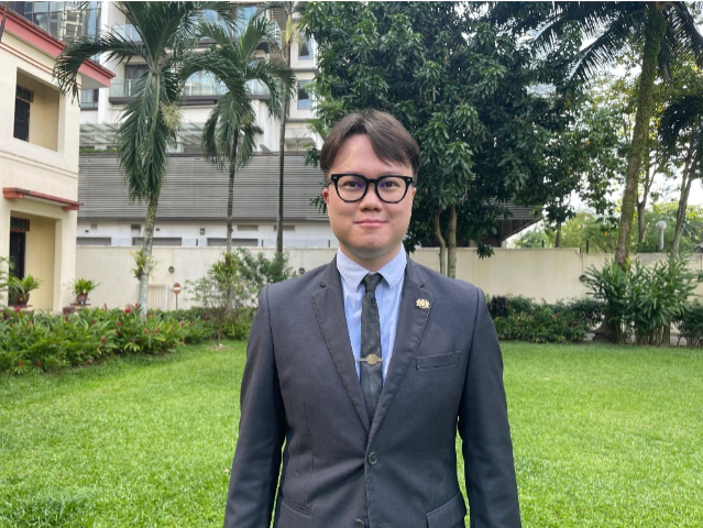 Ông Enzo Sim Hong Jun, chuyên gia tại Viện Nghiên cứu Penang, Malaysia. Ảnh:Thành Trung/TTXVN