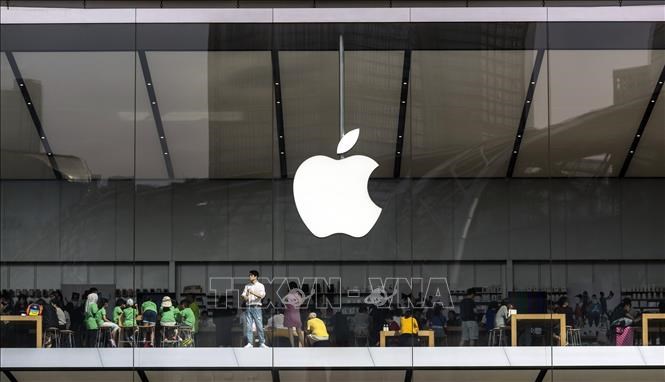 Một cửa hàng Apple tại Quảng Châu, tỉnh Quảng Đông, Trung Quốc. Ảnh tư liệu:EPA-EFE/TTXVN