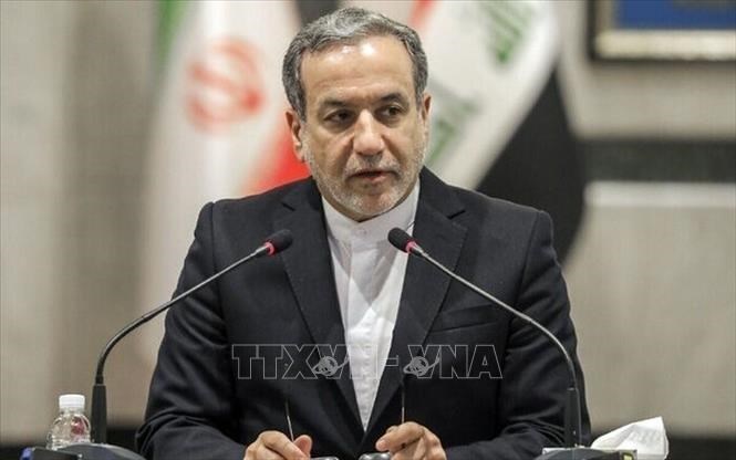 Ngoại trưởng Iran, ông Seyed Abbas Araghchi, phát biểu tại Tehran. Ảnh:IRNA/TTXVN